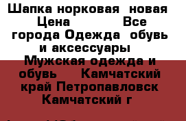 Шапка норковая, новая › Цена ­ 5 000 - Все города Одежда, обувь и аксессуары » Мужская одежда и обувь   . Камчатский край,Петропавловск-Камчатский г.